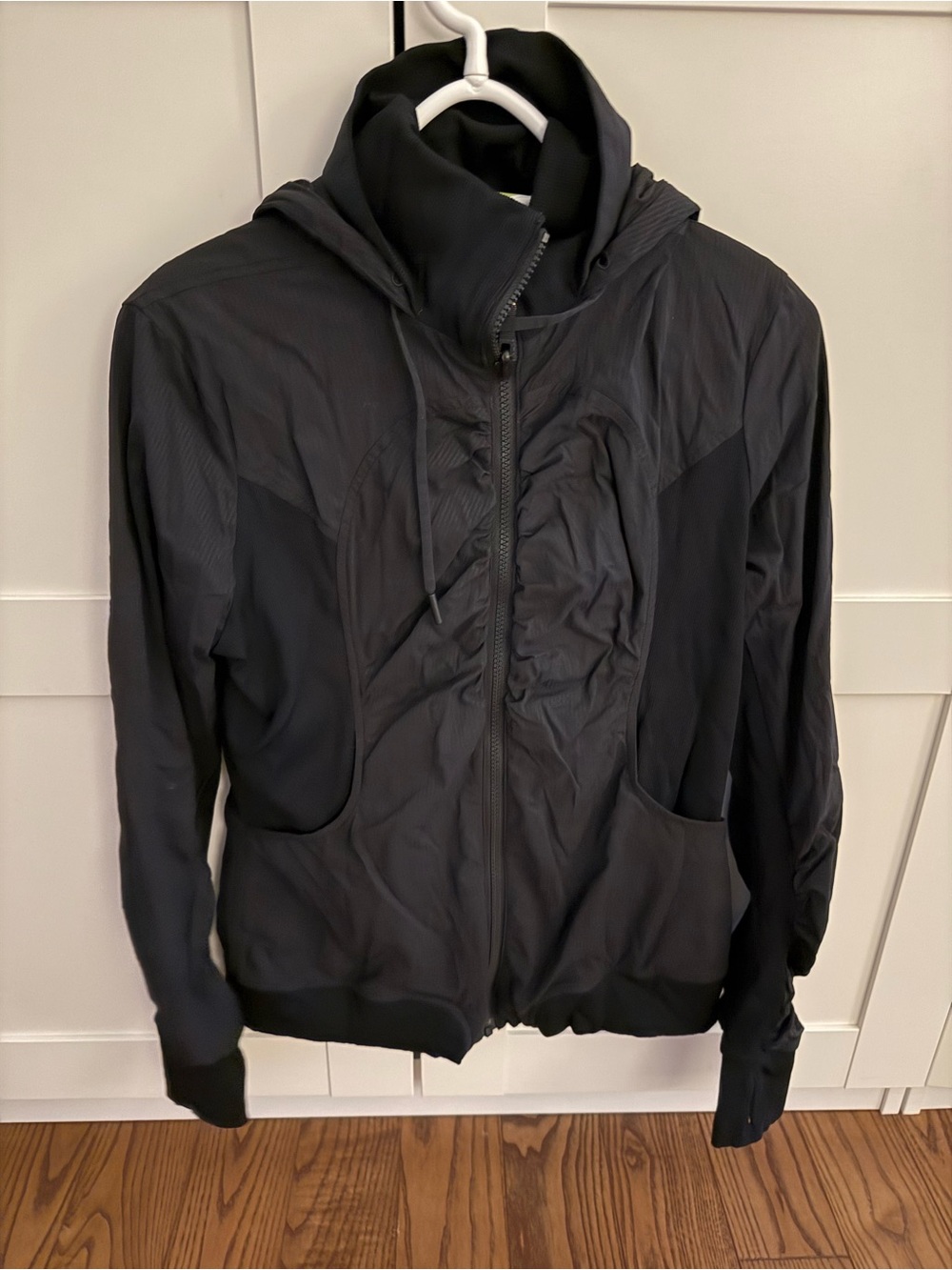 lululemon athletica Black Hooded Zip-Up Jacket